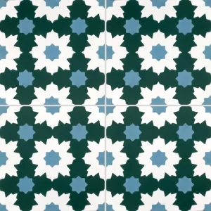 carrelage carreaux de ciment décors véritable authentique sol murs cuisine salle de bain intérieur blanc vert bleu fleur
