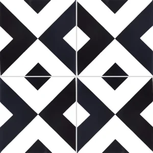 carrelage carreaux de ciment décor authentique sol mur cuisine séjour salle de bain intérieur blanc noir géométrique ethnique