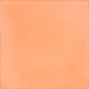 Carreau de ciment uni CARODECO Saumon 50, rose saumon mat style doux et élégant