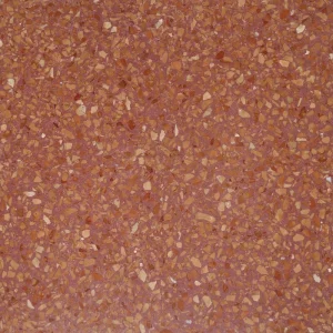Terrazzo PP14 Carodeco fond terracotta avec éclats de marbre ton sur ton pour sol et mur intérieur