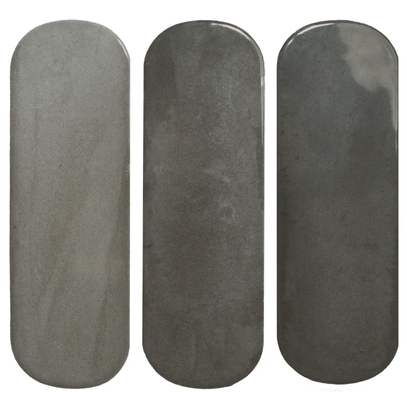 Carrelage CALEMA OVAL shadow gloss - Faïence murale effet Zellige