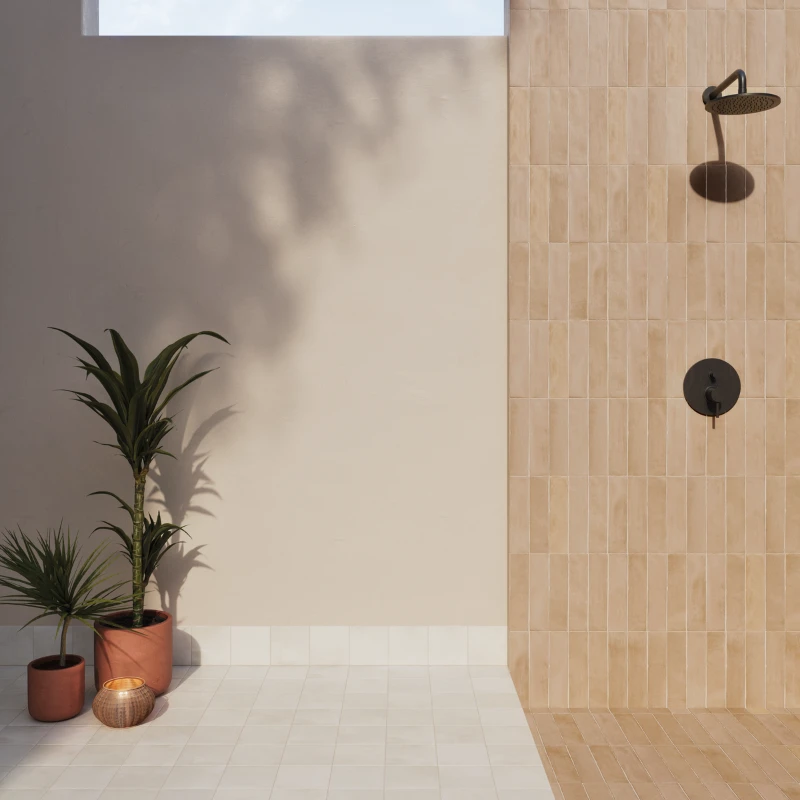 Carrelage CLAY carré chalk - sols et murs, intérieur, extérieur, piscine – Image 5