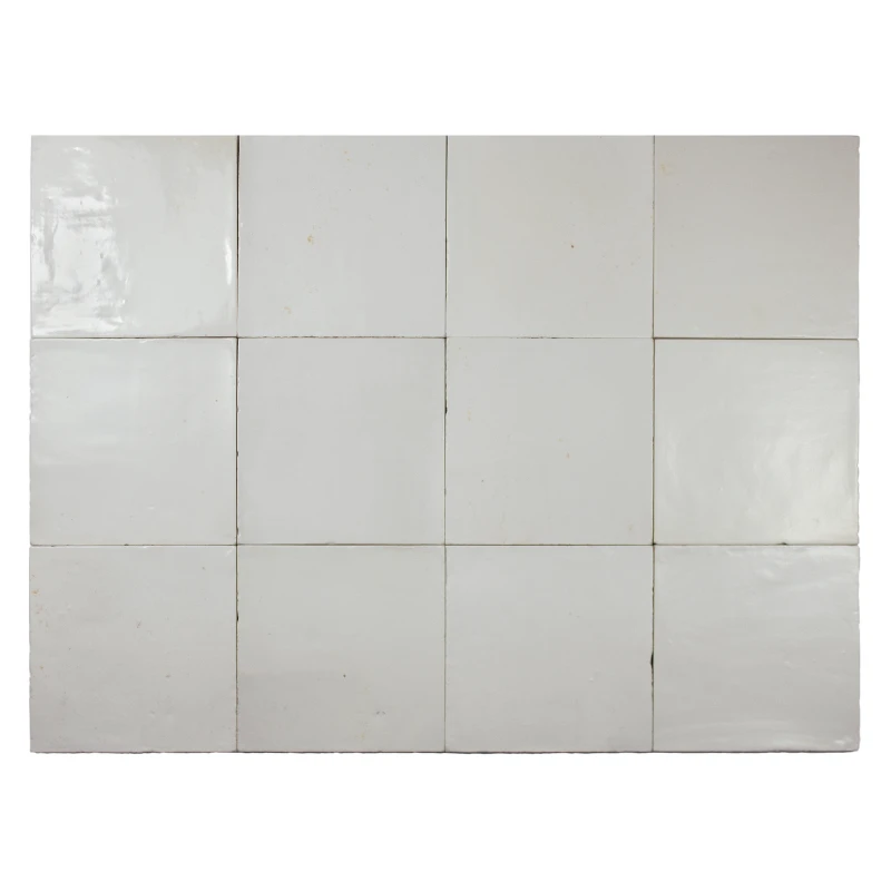 Carrelage SATEN Blanc satiné effet Zellige - faïence murale – Image 2