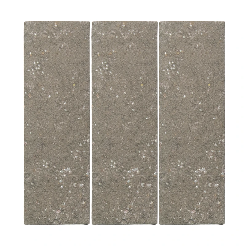 Carrelage rectangulaire effet pierre gris STONE DUST M CARODECO